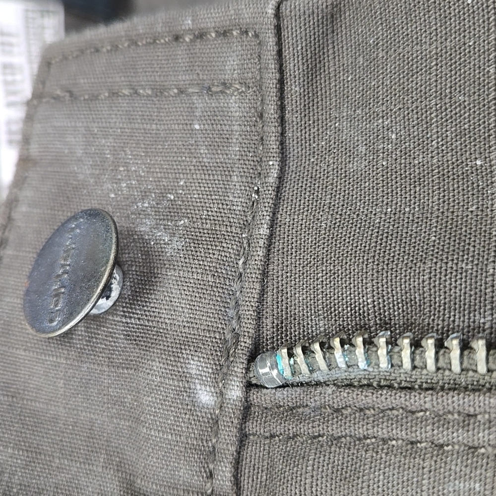 NWOT Carhartt Relaxed Straight Ripstop Double-Front Cargo Pant Dark Coffee - Picture 7 of 10
